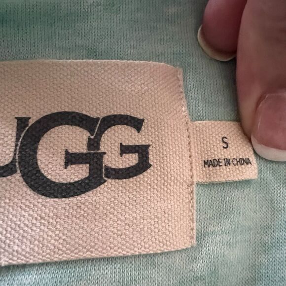 UGG MONROSE Robe Mint Green Women’s S Incredibly Soft Stretchy Lounge Belted - Picture 5 of 10